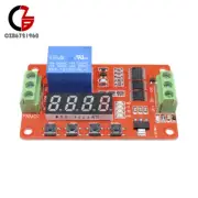 1-10PCS 12V Automation Self-lock Relay Delay Cycle Timer Module Eight Function