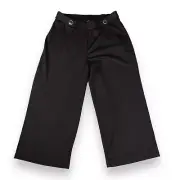 Tahari Pants Woman 1X Black Pull On Wide Leg Rayon Blend Elastic Waist NWT $78