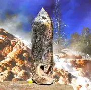 Spectacular Sphalerite + Quartz - Rare Column Obelisk Point - 1564g / 244mm