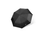 Black Rubber Sunshade Umbrella Anti-ultraviolet Folding Umbrella - BLACK