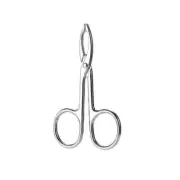 Eyebrow Plucker Tweezer Scissors- Silver