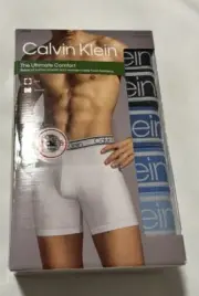 Calvin Klein Boxer Briefs Mens Medium 5 Pack Viscose