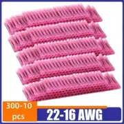 100-500x 22-16AWG Heat Shrink Wire Splice Butt Terminals Connectors Seal Crimp