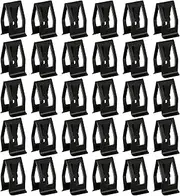 30 Pack Black Metal Retainer Clips, Universal Automotive Car Front Console Dash Dashboard Trim for Ford Mazda Audi Toyota