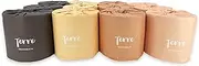 Terre Premium Bamboo Toilet Paper, 4-ply, Unbleached, 12 Rolls - 270 Sheets per Roll, Eco-Friendly, Tree-Free, Plant Based, Hypoallergenic, Sustainable, Lint-Free, FSC-Certified, Plastic-Free