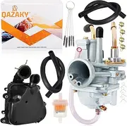 QAZAKY Carburetor Compatible with Polaris Sportsman Scrambler Predator 50 90 50cc 90cc Carb ATV Quad Yamaha Jog 90 100 90cc 100cc 4DM E-Ton Viper RXL70 2-Stroke RXL50 AXL50 TXL50 Beamer R2