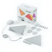 Nanoleaf Shapes Triangles Starter Kit Wall Mounted 4 Light Panels App Control