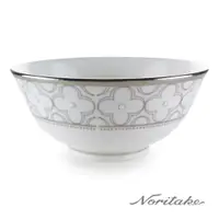 在飛比找PChome24h購物優惠-【Noritake】春頌淡藍銀邊飯碗11.7CM