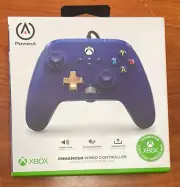 PowerA Microsoft Xbox One Series Enhanced WIRED Controller Midnight Blue NEW!