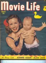 MAG: Movie Life-Jeanne Crain-Betty Grable-Barbara Hale-Alan Ladd-Feb-1950