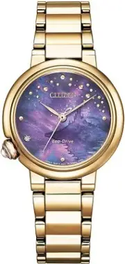CITIZEN Disney Collection Tangled Rapunzel L LIMITED EM0913-57W Watch Gold New
