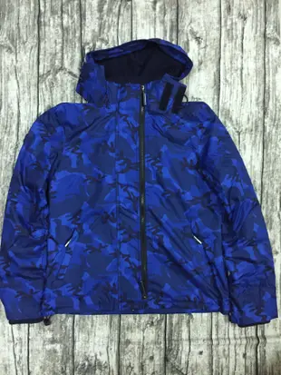 稀有藍迷彩 極度乾燥 Superdry Arctic Windcheater 風衣 外套 防風 刷毛保暖 女款