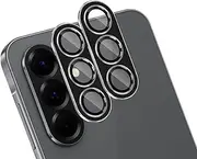 Locofun Camera Protection for Samsung Galaxy A26 / A36 / A56 5G for Tempered Glass, Pack of 2 9H Hardness Camera Protective Film, Anti-Scratch Metal Lens Film, Protective Glass, Black