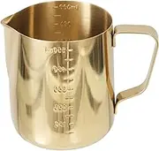 VERDANVERSE Stainless Steel Milk Frothing Pitcher with Measurement Scale Espresso Steamer Cup for Lattes and Coffee Stylish and Easy to Use Frother for Home