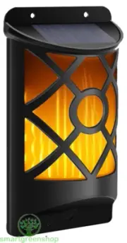 POWERplus Kiwi Solar Powered Flame Effect Wall LIght