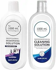Floor Cleaning Solution 1L, 2 Pcs Combo, Compatible with Tineco iFLOOR Series/FLOOR ONE/S3/S5/S6/S7 Series Wet Dry Vacuum Robot, 2L Floor Cleaner Liquid Refill