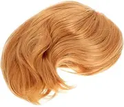 NOLITOY Men's Short Straight Synthetic Hair Blond Wig Daily Wear Costume Halloween Cosplay Style