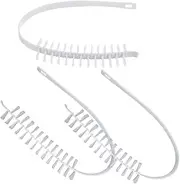 COLLBATH Machine Cleaner Kit 3pcs Washer Brush Tool Rolling Washing Machine Brush White