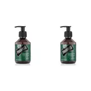 2PK Proraso Beard Wash Men's Grooming Menthol & Eucalyptus Scent 200ml