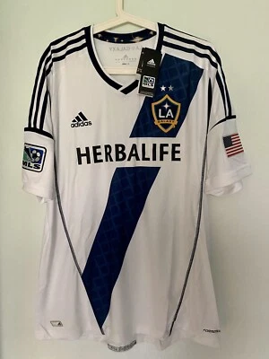 NEW WITH TAGS! 2012-13 LA GALAXY HOME TWO STARS FORMOTION PLAYER ISSUE SHIRT XL