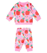 [Stella McCartney Kids] Stella McCartney Kids Baby cotton jersey sweatshirt and sweatpants M 3 multicoloured