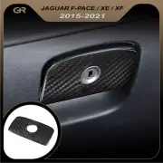 For Jaguar F-Pace XE XF 2015-21 Glove Box Pull Switch Tab Cover Trim Real Carbon