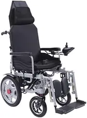 Double automatic intelligent four-wheeled car elderly elderly disabled folding electric wheelchair middle age, young people, children, elderly, teen