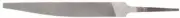 Nicholson Hand File, American Pattern, Double Cut, Knife, Fine, 6" Length
