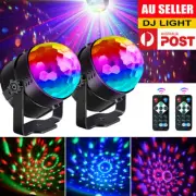 2PCS RGB Disco Party Lights Stage LED Bulb Lamp Projector Effect Light w/Remote