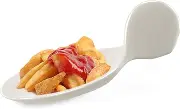 6pcs 4inch Tasting Spoons,Fish Shaped Ceramic Spoon,Porcelain Caviar Appetizer Spoons,Dishwasher Safety,for Tasting Scallop,Prawn,Chips,Dip Sauces,Restaurant,Party