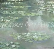 Water Lilies 1905, Claude Oscar Monet, Wall Decor Art Print 11" x 14" 2120