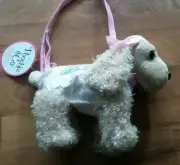 ~NWT Girls POOCHIE & CO. Dog/Labradoodle Purse W/ Leash & Grooming Set!! Cute