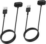 HEYUS [2 Pack] for Fitbit Inspire HR/Inspire 1/ Ace 2 Charger, Replacement Charging Cable 3.3ft/100cm Magnetic Cord (no Reset) Compatible with Fitbit Inspire HR & Inspire Ace 2 Fitness Tracker