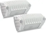 Chelhead RV Porch Light - White Aluminum Base 12V DC Exterior LED Lighting for Camper Trailers, Porches, 5th Wheels, Utility Vehicles, Boat
