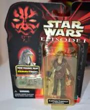 Hasbro Star Wars Episode I Captain Tarpels W/Electropole Commtech Chip & Figure