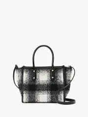 Ella Check Fabric Small Tote