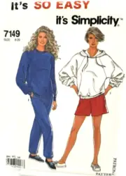 Simplicity It's So Easy Pattern #7149 - Top, Pants & Shorts (Sizes 8-20)