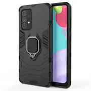 With Ring Stand Cover Case For Samsung Galaxy A52 5G - Black
