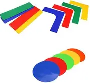 BCOATH 13 Pcs Tennis Stickers Mini Labels Sport Stickers Mini Tennis Court Exercise Stickers Pickleball Lines on Tennis Court Sports Supplies Sticker Ground Court Marker Ground Line Label