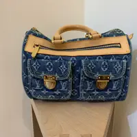 在飛比找PopChill優惠-[二手] LOUIS VUITTON LV 路易威登 丹寧肩