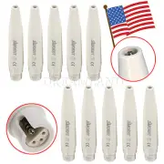10 Dental Ultrasonic Piezo Scaler handle Handpiece fit Satelec DTE Tips Cleaner