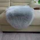 Fluffy Faux Wool Carpet Shaggy Sofa Seat Pad Rugs Blanket Floor Mat Luxury Decor