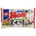龜田製菓 山椒黑七味柿種米果 6小袋入