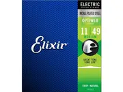 Elixir #19102 Electric Guitar Strings Optiweb Nickel Plated Steel 11-49 Medium