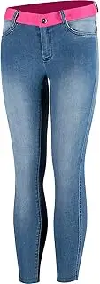 [HORZE] Poppy Kids Denim Silicone Full Seat Breeches