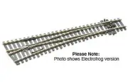Peco SL-E96 HO/OO Code 100 Electrofrog Med Radius Left Hand Switch Turnout (10)