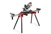 BAUMR-AG 210mm Sliding Compound Mitre Drop Saw and Adjustable Stand Combo