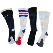 NWOT pro compression socks lot of 4 basic marathon L / XL diabetic recovery NEW