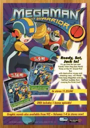 2004 Mega Man NT Warrior Manga Vintage Print Ad/Poster Authentic Promo Art RARE