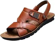 [VOODUE] Men's Walking Sandals Closed Toe Beach Shoes Flat Shoes Summer Sandals for Hiking Trekking